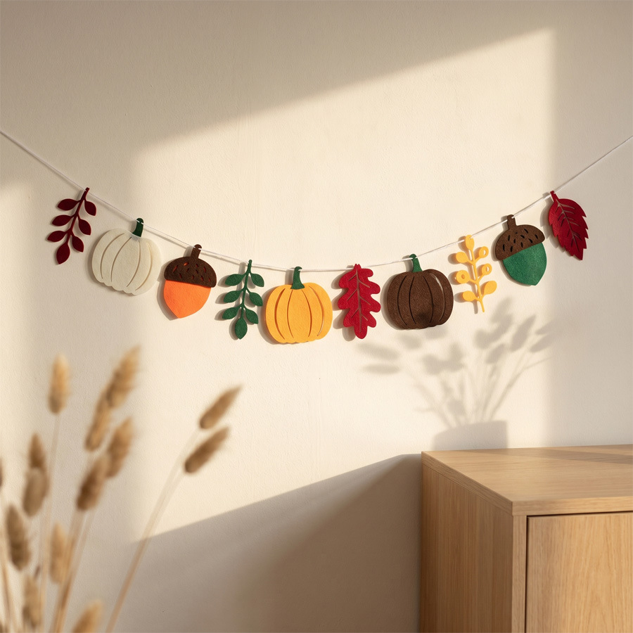 Sonbahar Kabak Yaprakları Bayr - Home Textiles & Decorations incelemesi ve fiyatı