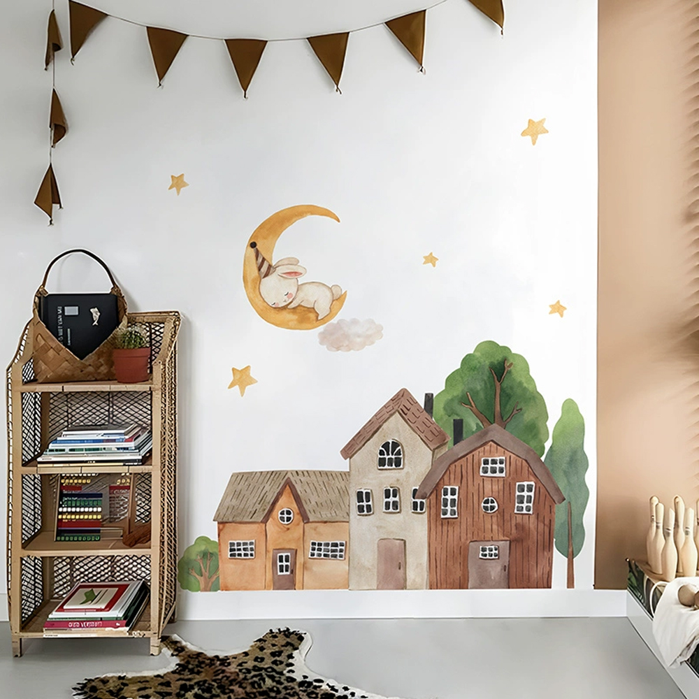 Kumaş karikatür orman eski şeh - Home Textile incelemesi ve fiyatı